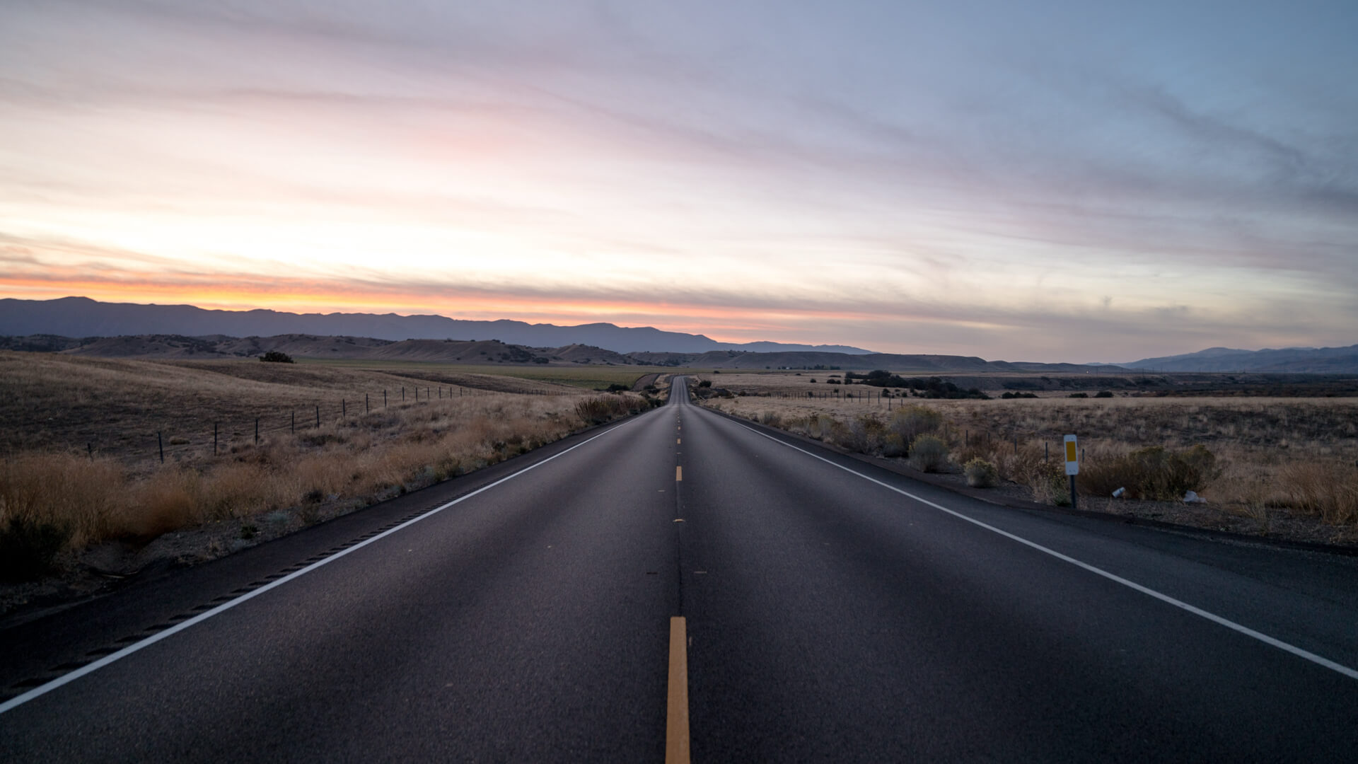 On the road section